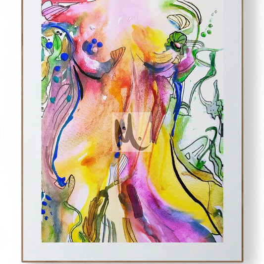 Giclée Print ‘Flower’ Print Sizes: A3 A2 A1