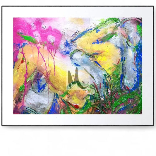 original abstract painting about love for sale