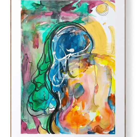 Giclée Print ‘Overwhelmed’ Print Sizes: A3 A2 A1