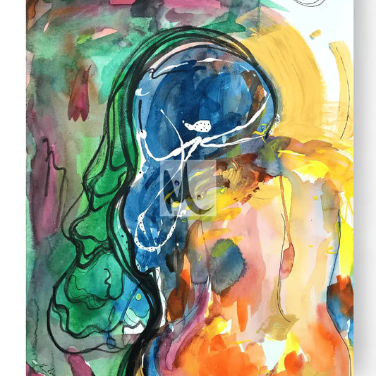 ‘Overwhelmed’ 50 cm x 70 cm