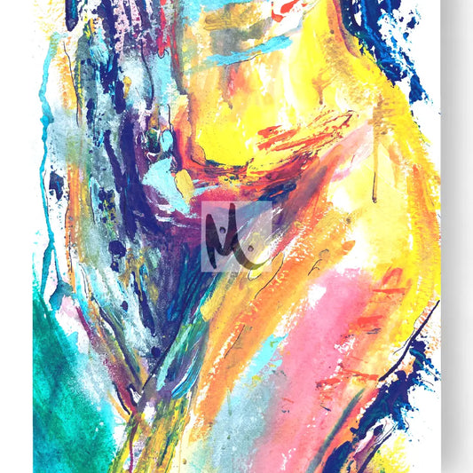 original abstract original painting  of a woman’s body for sale uk