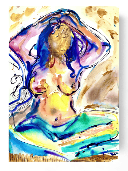‘Golden Faced Woman’