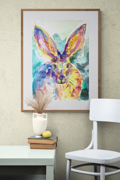 ‘Hare’ Art Print