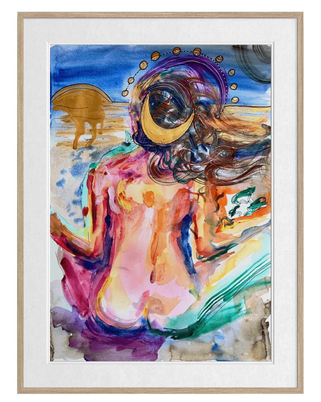 Giclée Print ‘Meditating Woman’