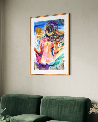 Giclée Print ‘Meditating Woman’