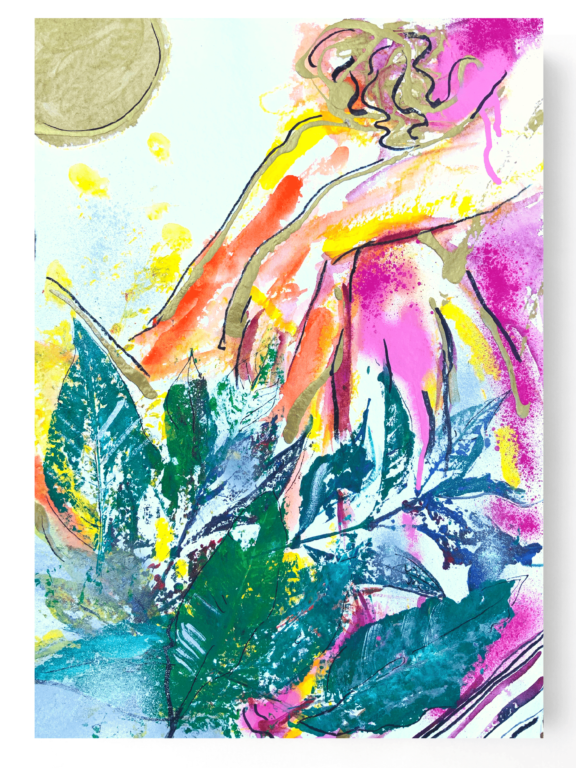 Original Couple Abstract Artwork for sale