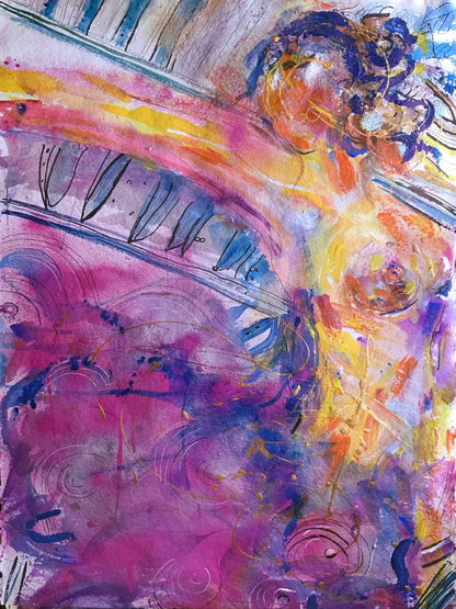 Abstract ~fugure art painting for sale Chaos