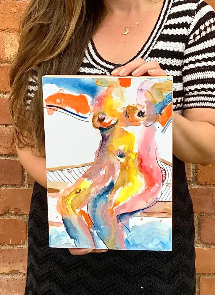 ‘Feet In The Water’ Original Painting