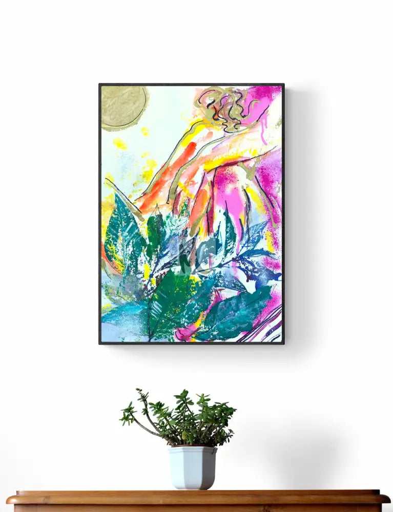 Framed Canvas Print ‘Together’ Print Sizes: A2 A1