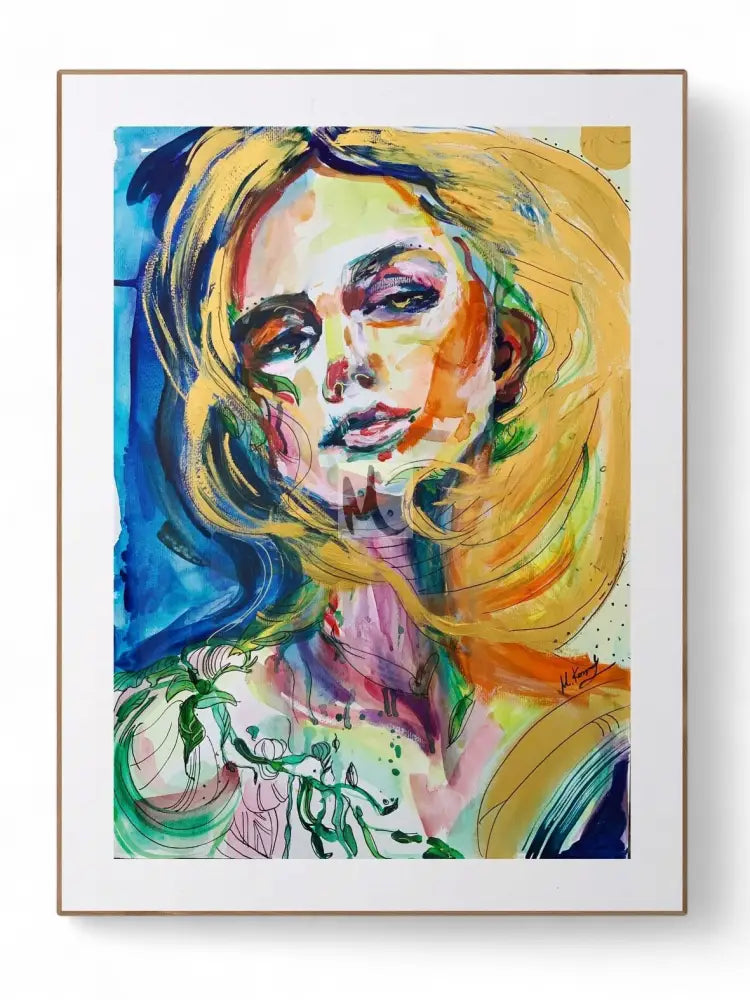 Portrait Abstract Art for sale Woman