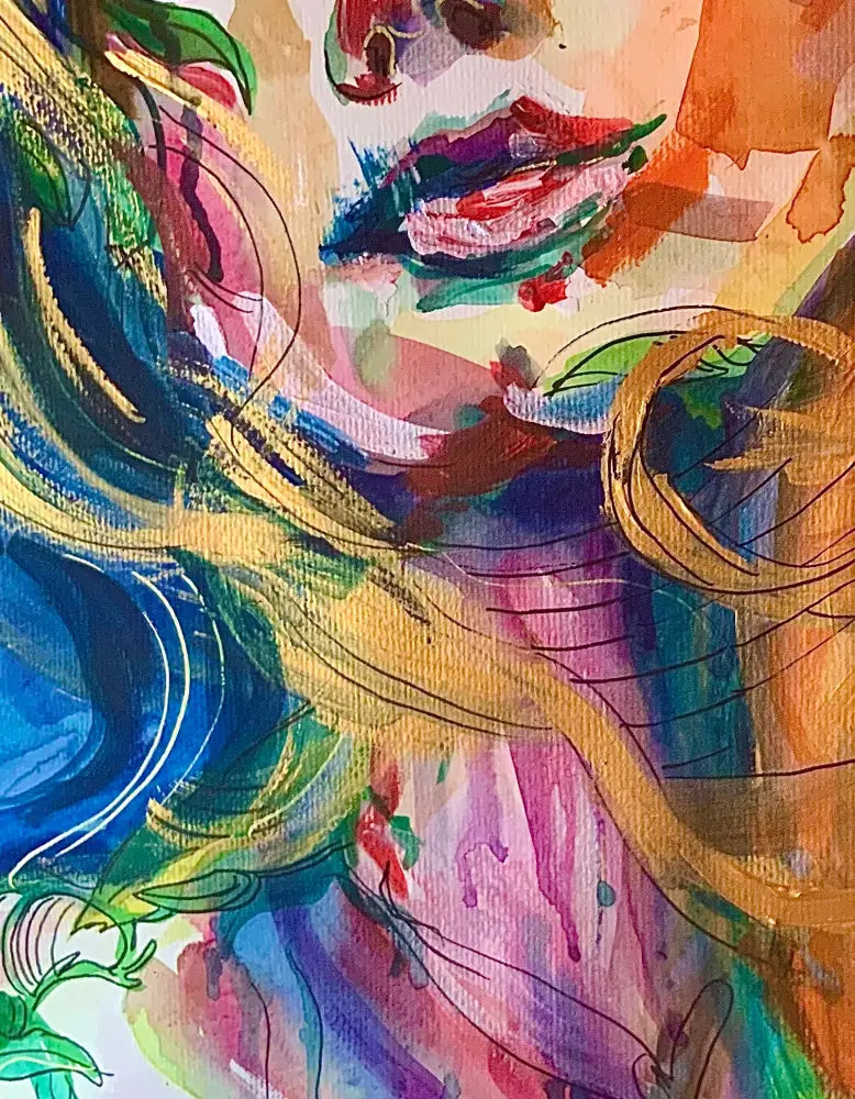 Giclée Print ‘Blonde Woman’ Print Sizes: A3 A2 A1