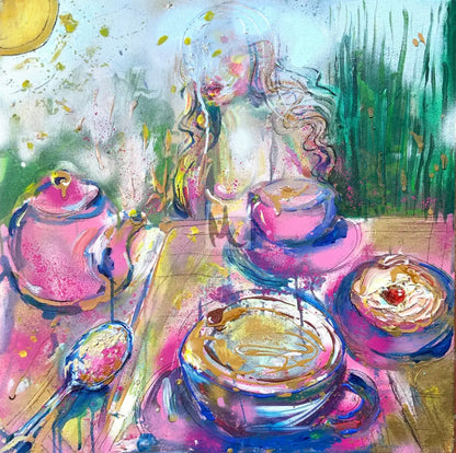 Giclée Print ’Café Scene’ Painting & Print