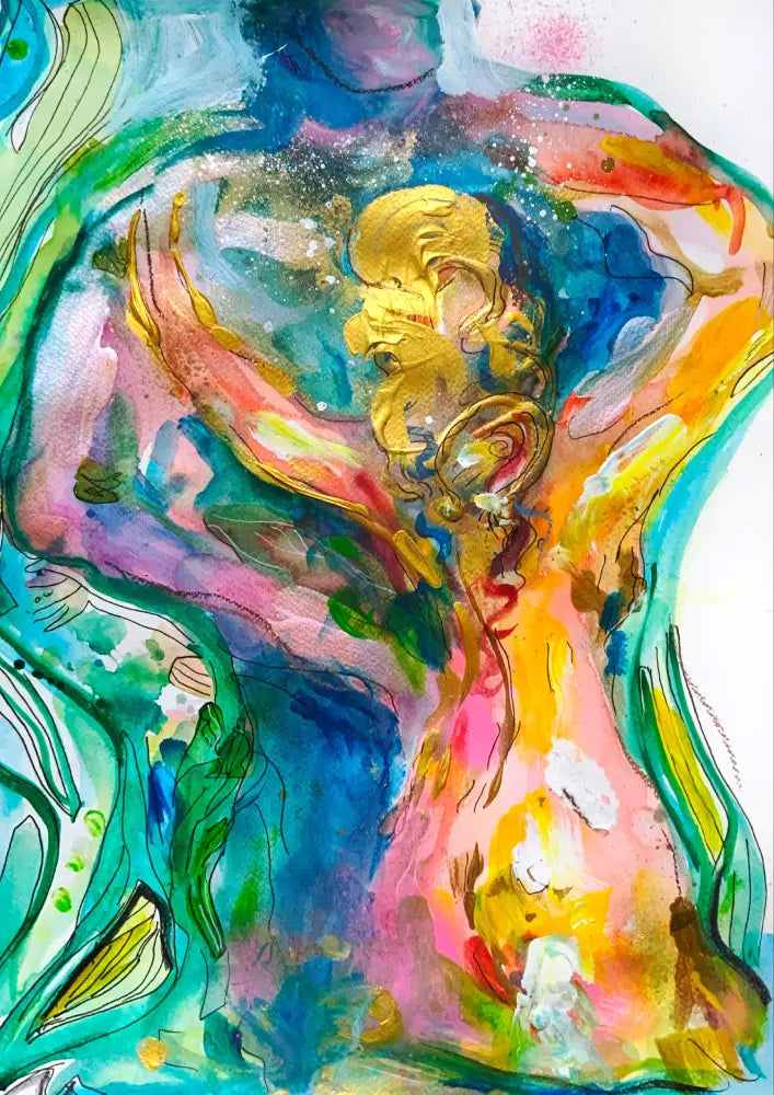 Giclée Print ‘Dancing Couple’ Print Sizes: A3 A2 A1