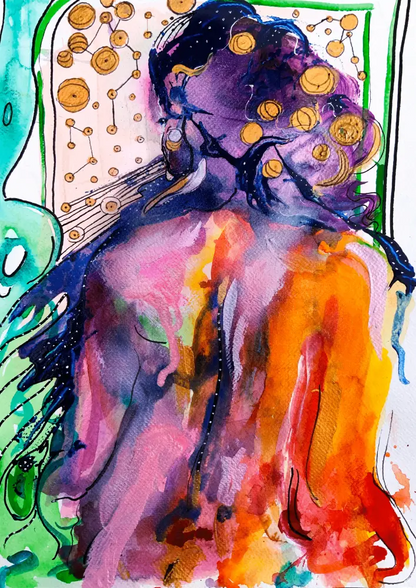 Giclée Print ‘Femininity’ Print Sizes: A3 A2 A1