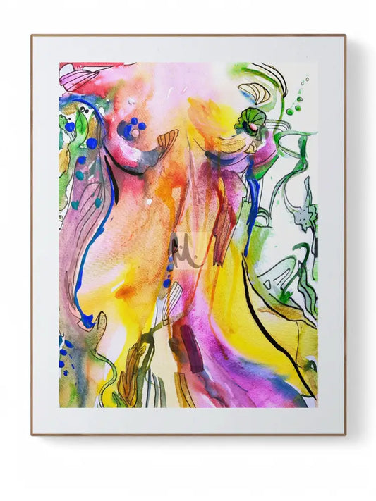 Giclée Print ‘Flower’ Print Sizes: A3 A2 A1