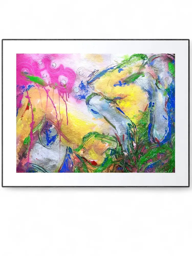 original abstract painting about love for sale