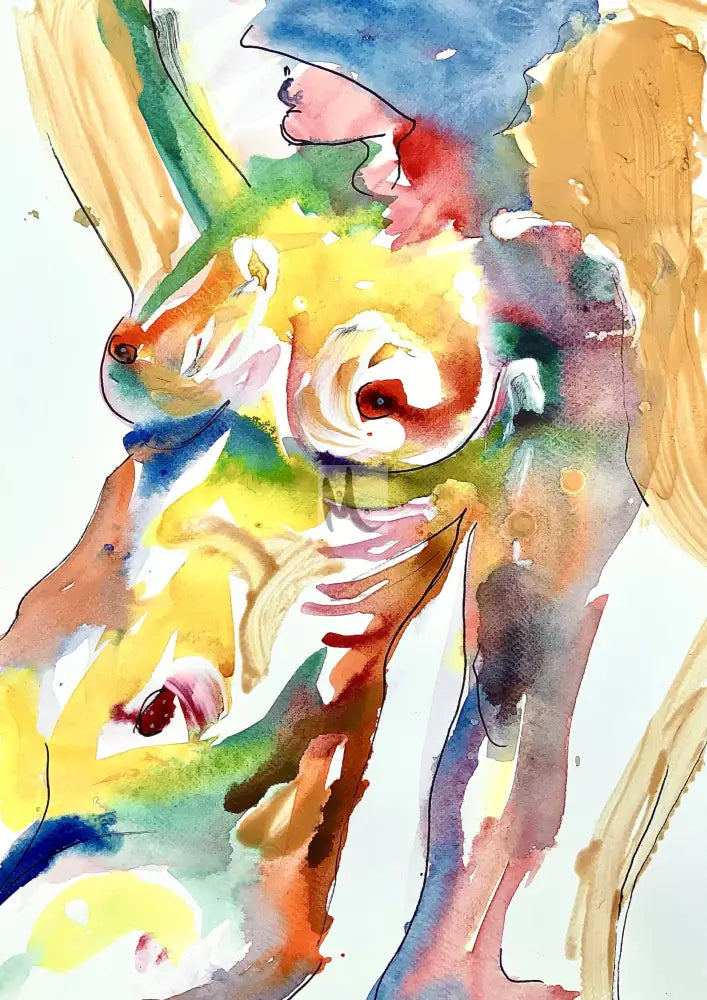 Giclée Print ‘Masked Feelings’ Print Sizes: A3 A2 A1