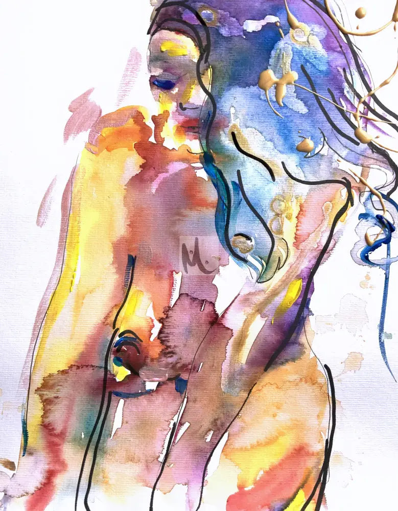 Giclée Print ‘Nude’ Print Sizes: A3 A2 A1