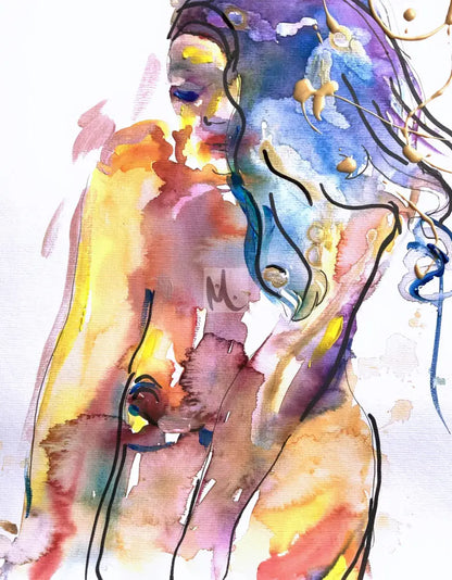 Giclée Print ‘Nude’ Print Sizes: A3 A2 A1