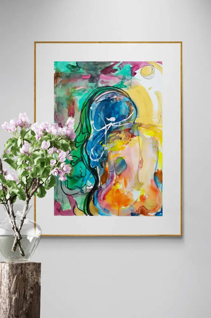 Giclée Print ‘Overwhelmed’ Print Sizes: A3 A2 A1