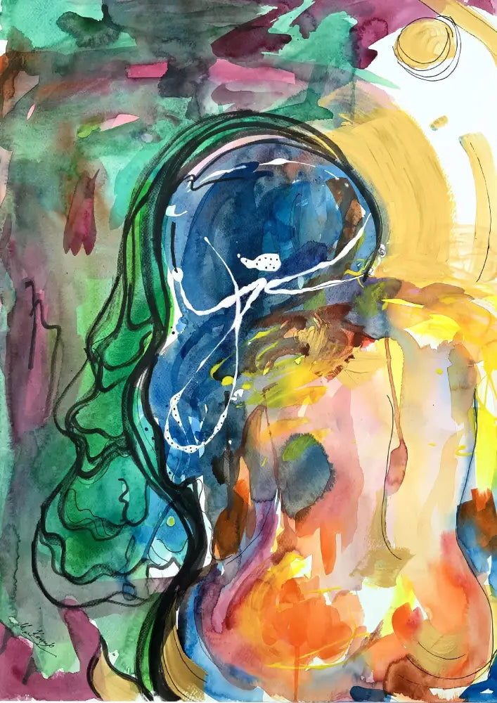 Giclée Print ‘Overwhelmed’ Print Sizes: A3 A2 A1