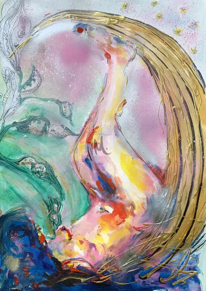 an original abstract painting spiritual art