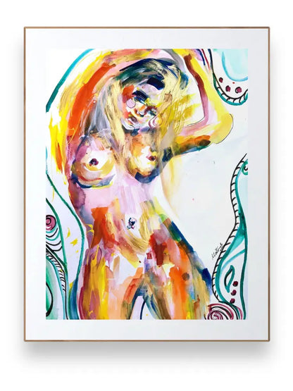 Giclée Print ‘Woman In The Shower’ Print Sizes: A3 A2 A1