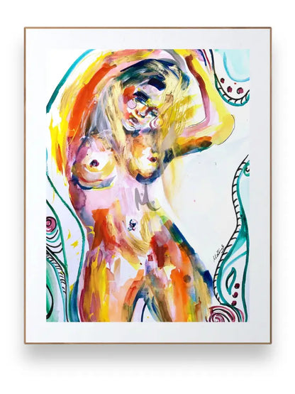 Giclée Print ‘Woman In The Shower’ Print Sizes: A3 A2 A1