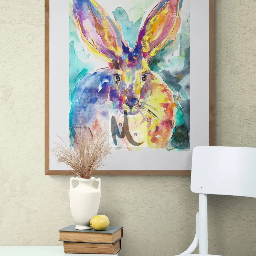 ‘Hare’ Art Print A4 Print Size: A4