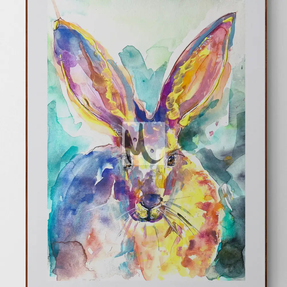 ‘Hare’ Art Print A4 Print Size: A4