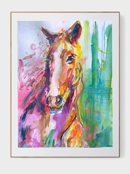 ’Magical Horse’ Art Print A4 Print Size: A4