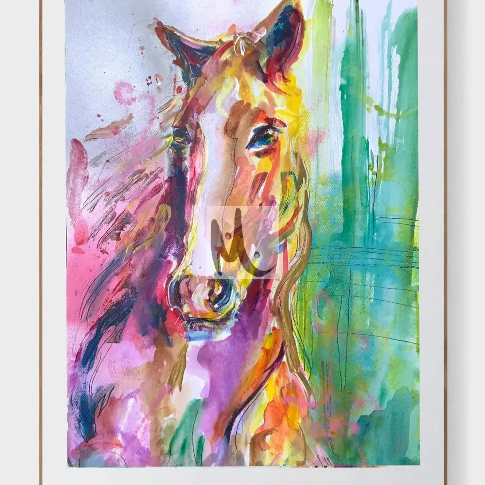 ’Magical Horse’ Art Print A4 Print Size: A4