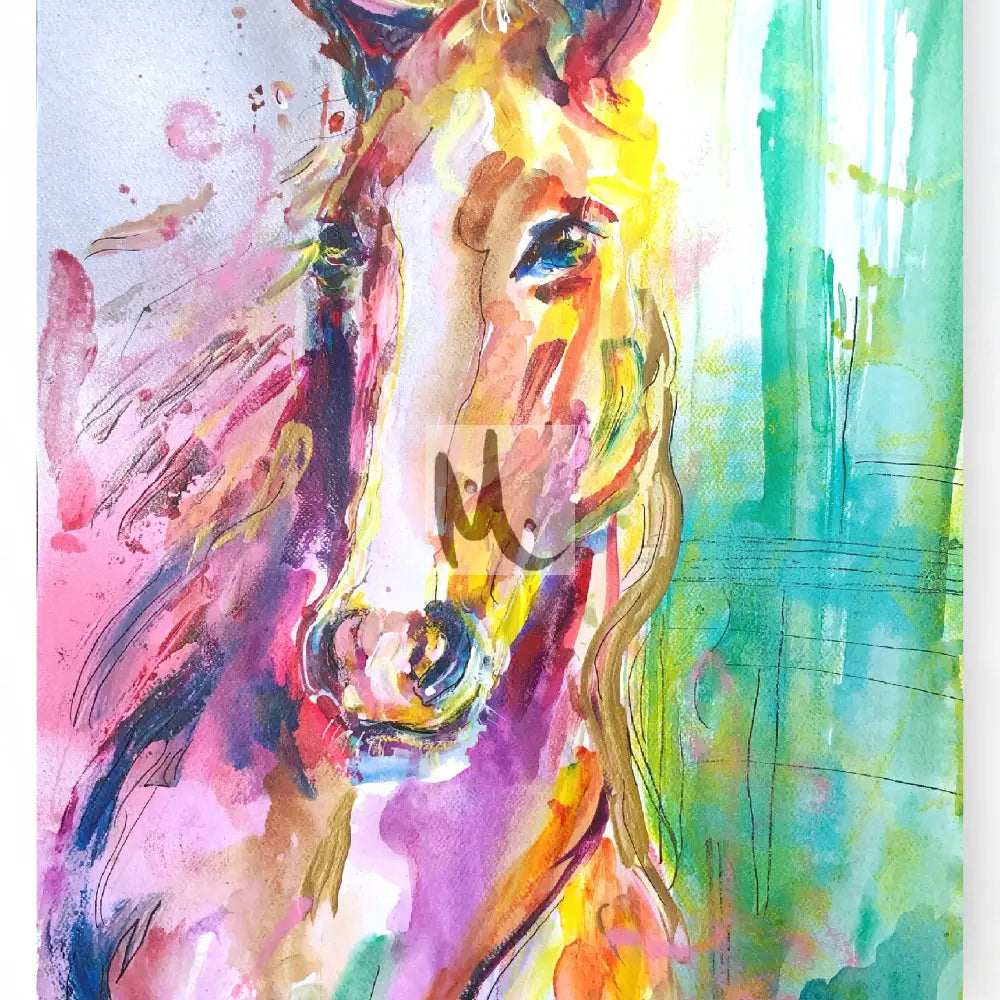 ’Magical Horse’ Art Print A4 Print Size: A4