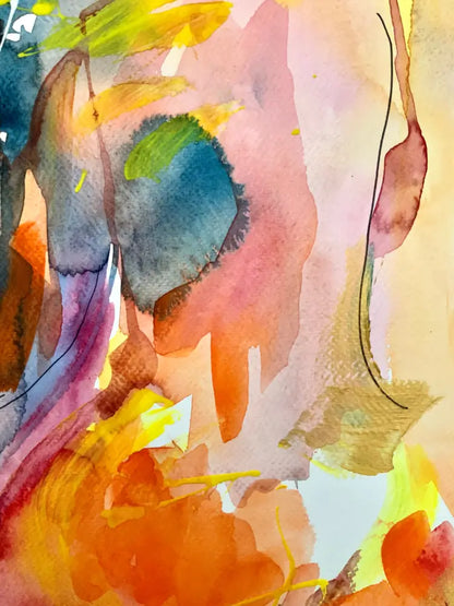 ‘Overwhelmed’ 50 cm x 70 cm