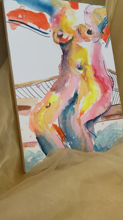 ‘Feet In The Water’ Original Painting