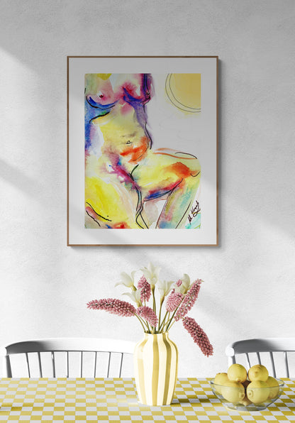 Giclée Print ‘Curvy Woman’