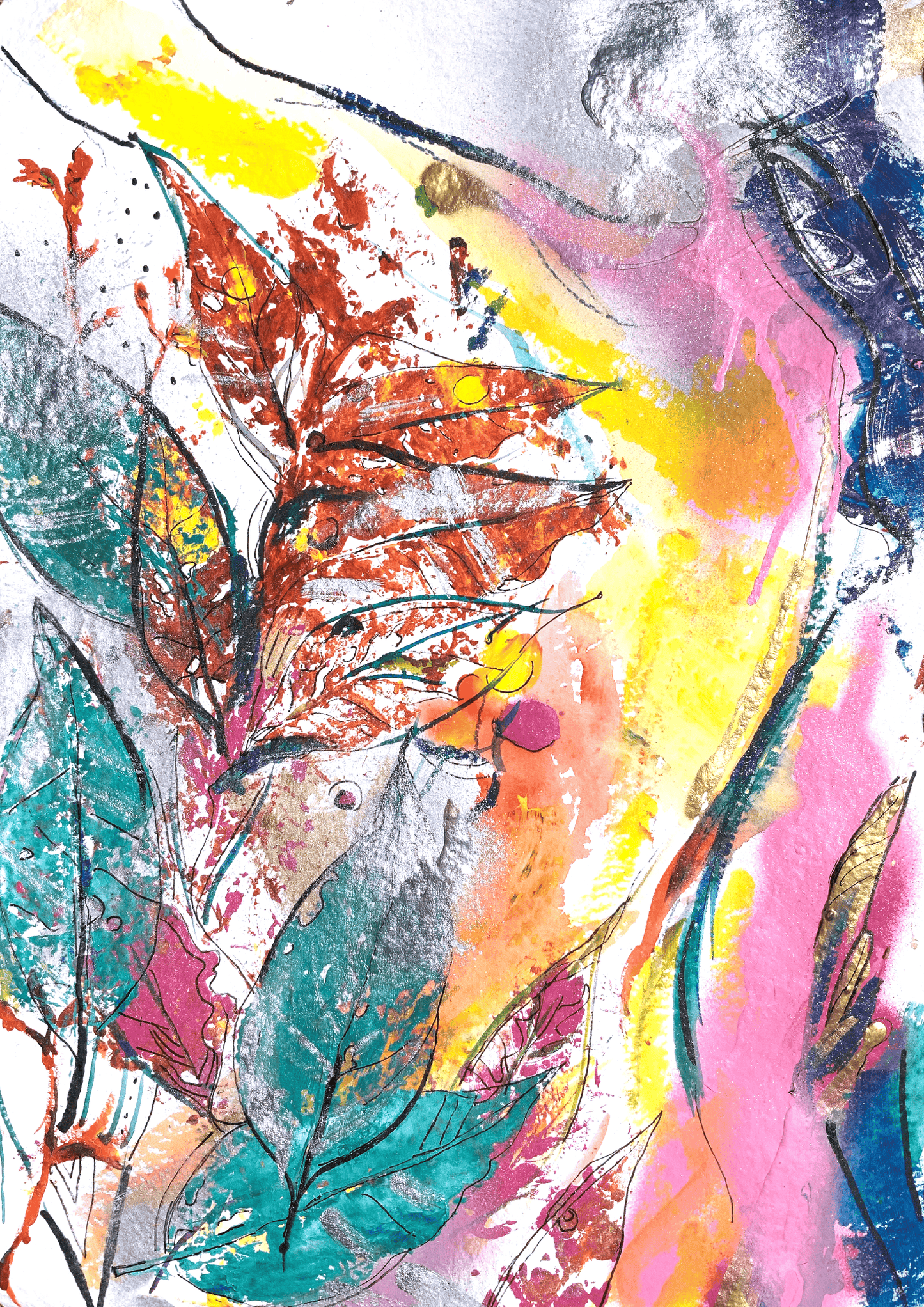 Framed Canvas Print ‘Garden’