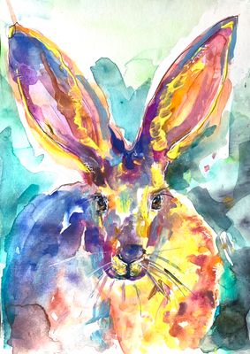 ‘Hare’ Art Print