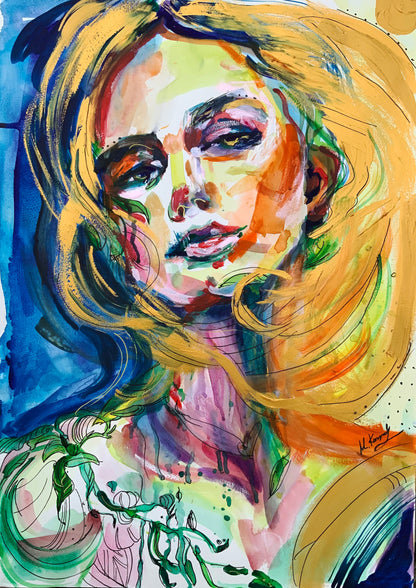 Giclée Print ‘Blonde Woman’