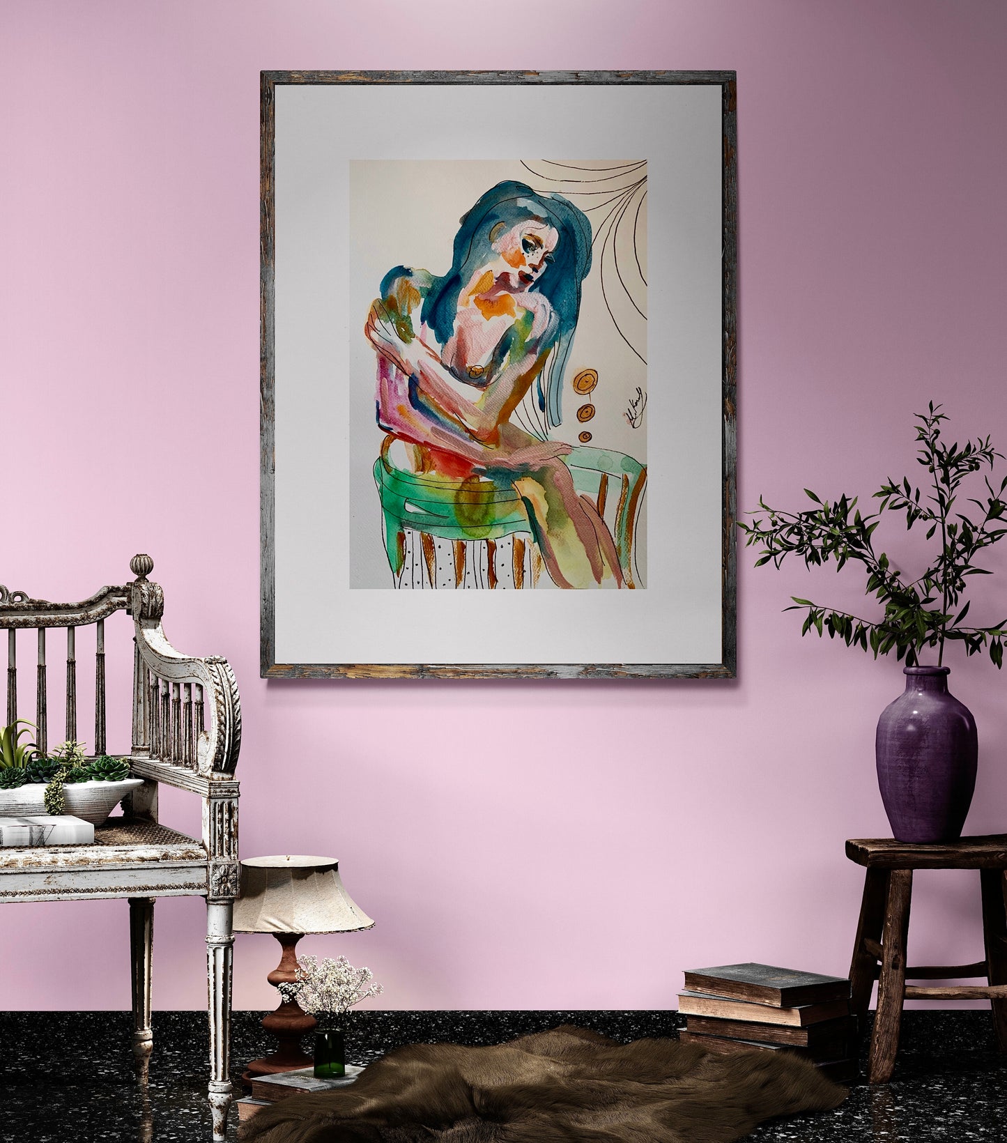 Giclée Print ‘Woman In The Chair’
