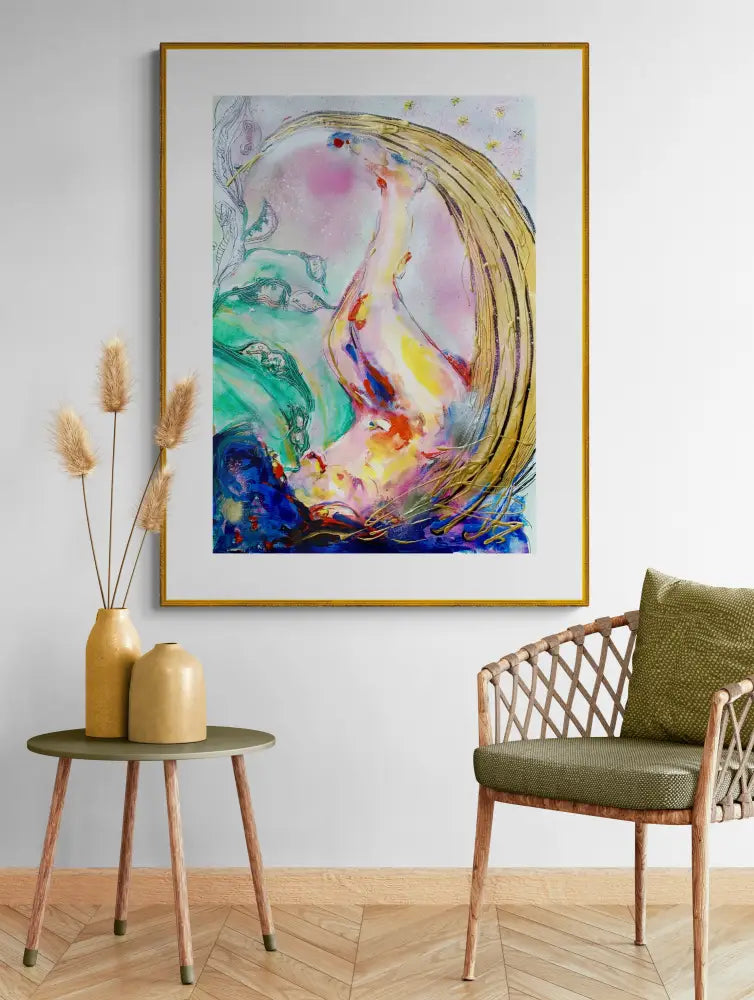 abstract nude painting of a woman for sale uk