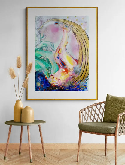 abstract nude painting of a woman for sale uk