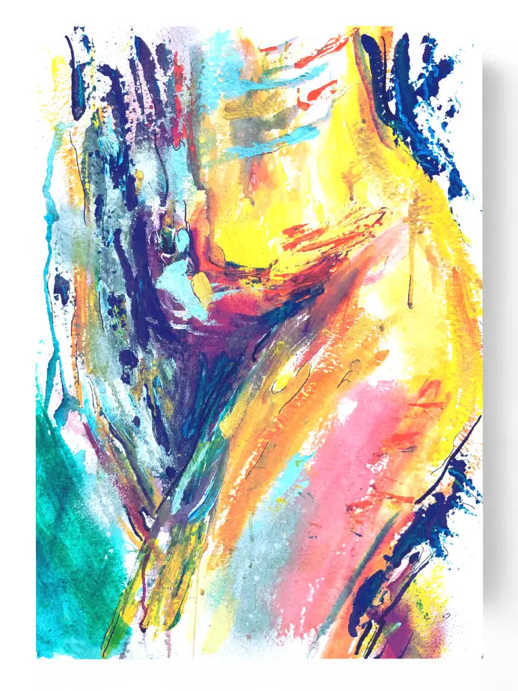 original abstract original painting  of a woman’s body for sale uk