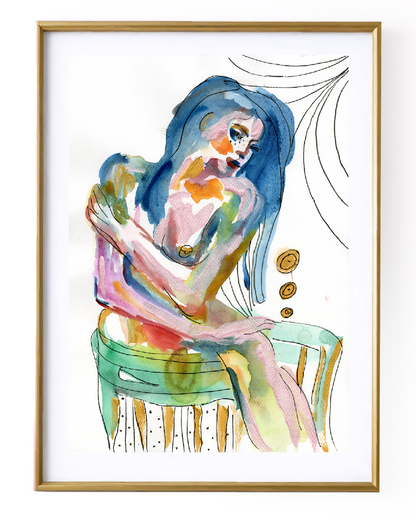 Giclée Print ‘Woman In The Chair’